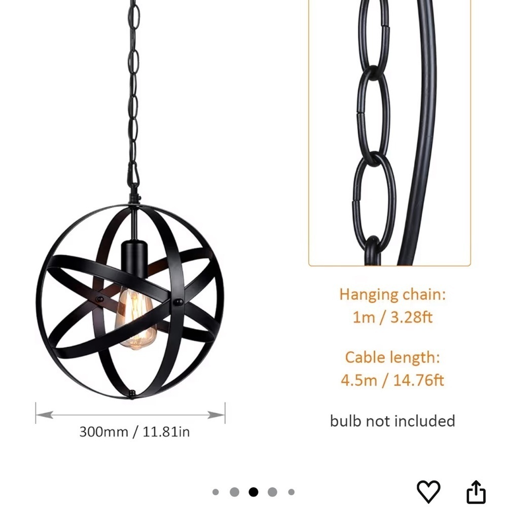 Black Modern Home Accent Lantern - Picture 2 of 7